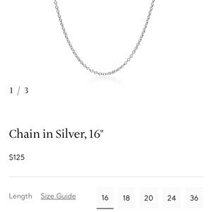 Tiffany & Co. Sterling Silver Chain